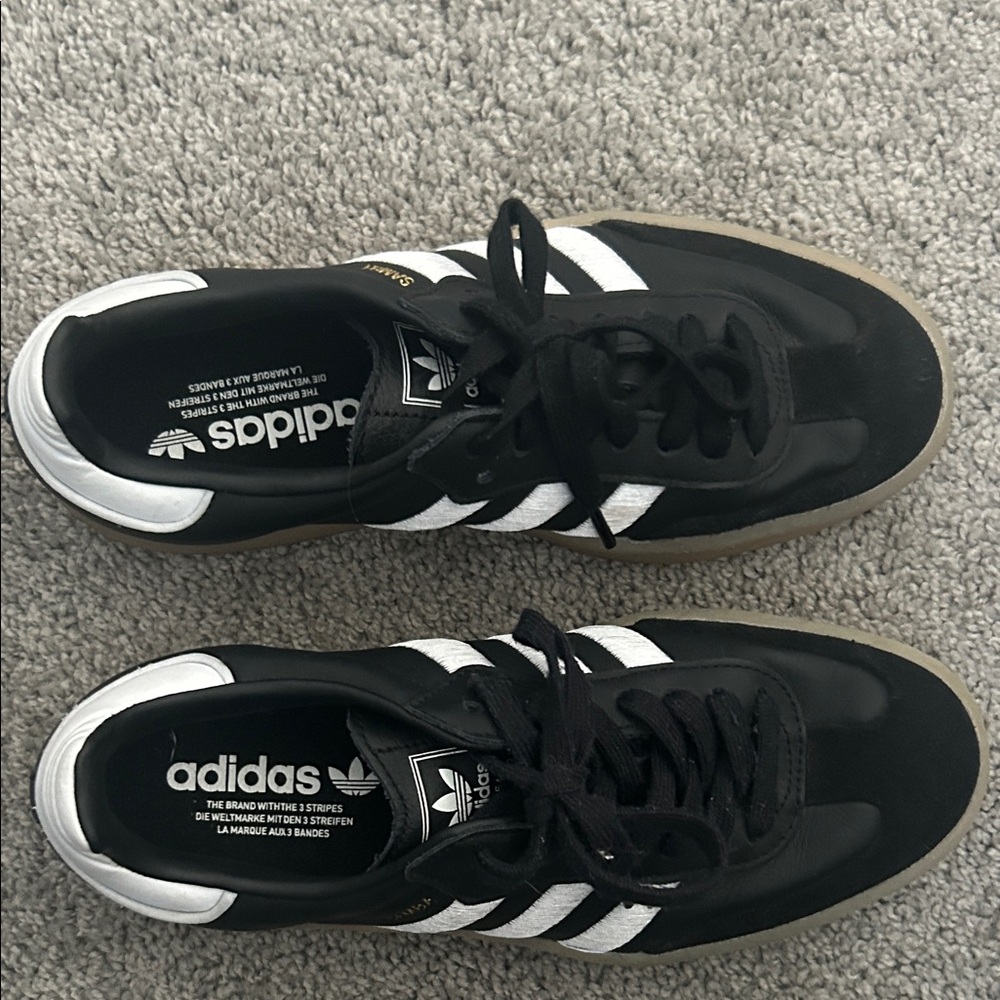 Adidas Samba Black and White Sneakers - Picture 6 of 6